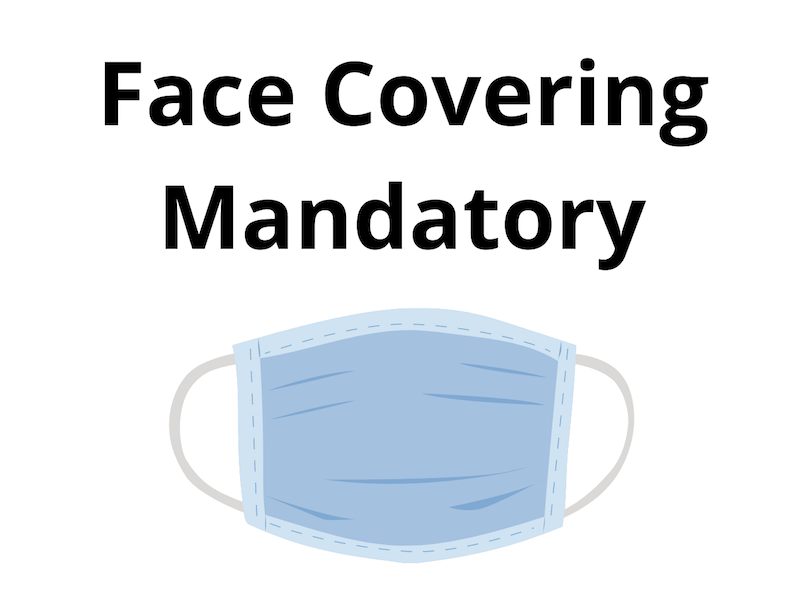 Face Coverings in Shops from 24 July